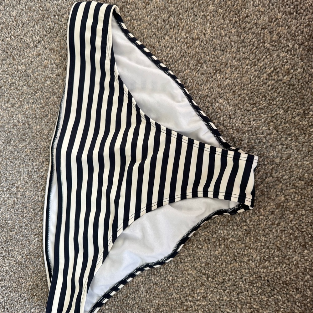 Boden Blue and White Bikini Swimwear